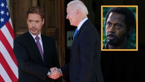 Biden Gives ‘Black American Of Courage’ Award To Robert Downey Jr.